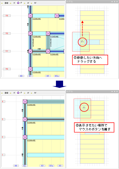 キープランサブウィンドウ